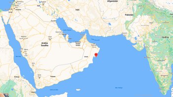 El lugar del ataque contra