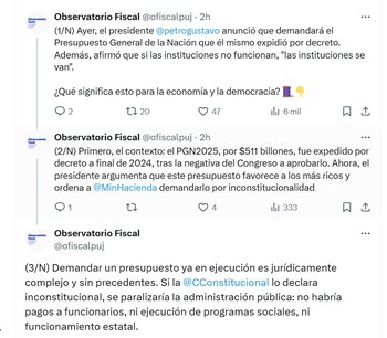 Demandar el Presupuesto General de