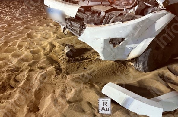 Así quedó la VW Amarok tras el choque