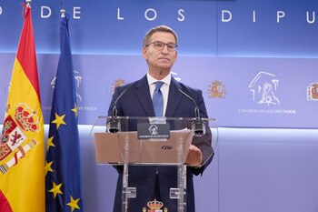 El presidente del PP, Alberto