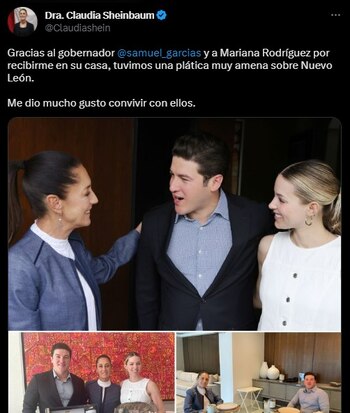 La jefa de Gobierno compartió