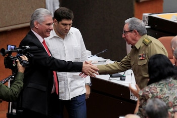 El presidente de Cuba Miguel