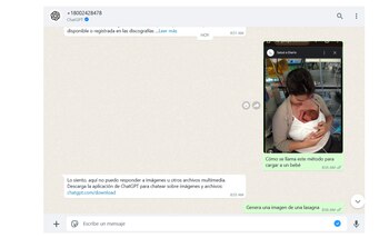 ChatGPT en WhatsApp no entiende