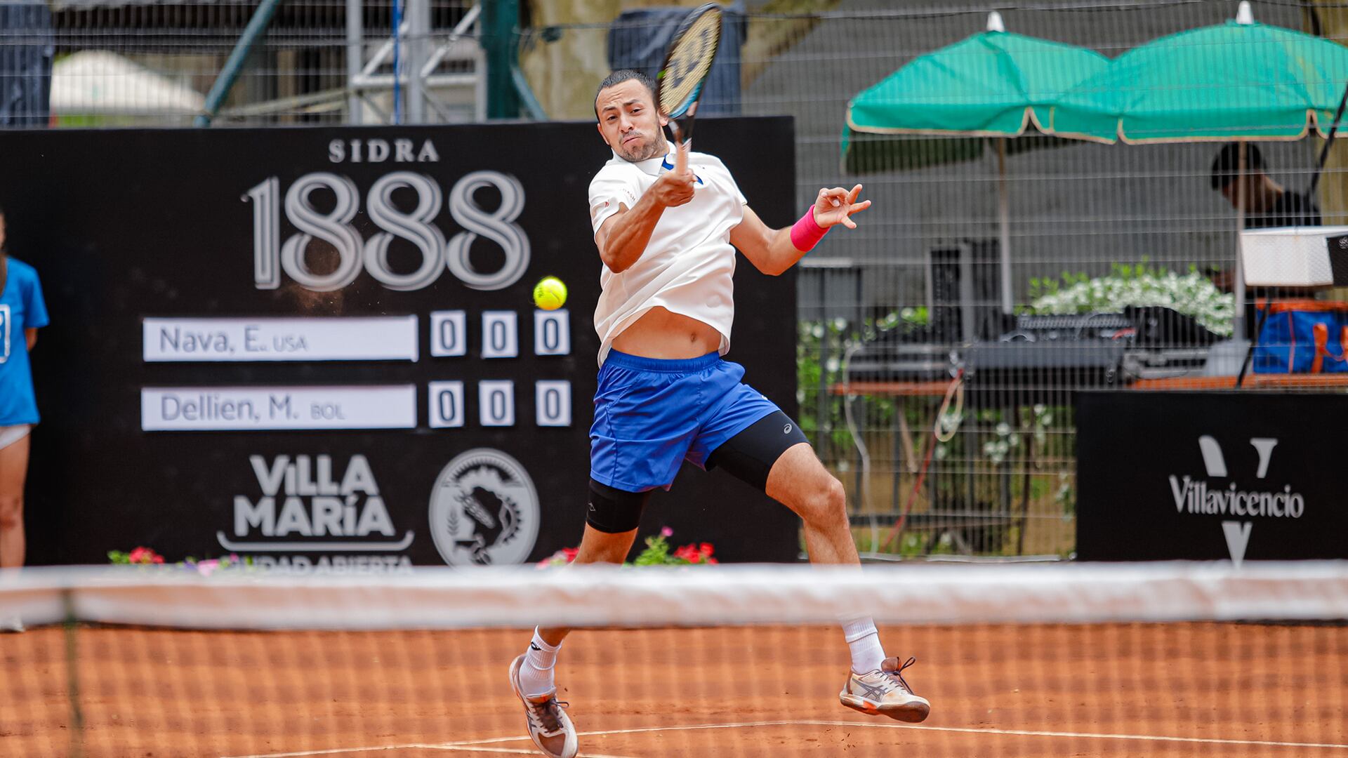 Emilio Nava, máximo favorito a quedarse con el título y único Top 100 del certamen se clasificó a la final del AAT Challenger de Villa María (Foto: Omar Rasjido / Prensa AAT)