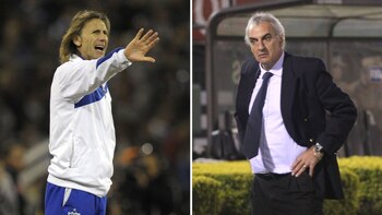 Ricardo Gareca y Jorge Fossati ya se enfrentaron como técnicos en un partido por la Copa Sudamericana.