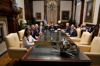 Milei recibió al vicesecretario de Estado de los Estados Unidos, Christopher Landau