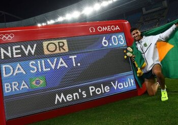 Brazil's Thiago Braz da Silva