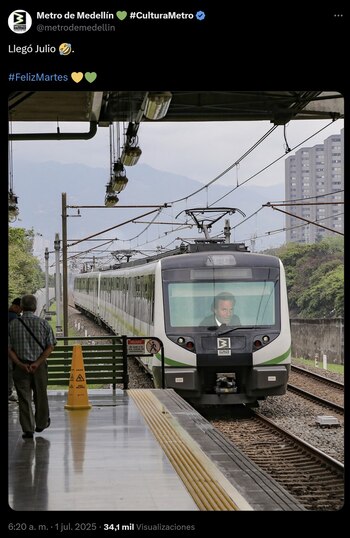 La empresa metro de Medellín