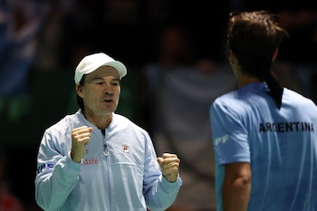 Guillermo Coria defended the colors of the Argentine Tennis National Team