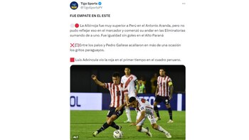 Tigo Sports se refirió al