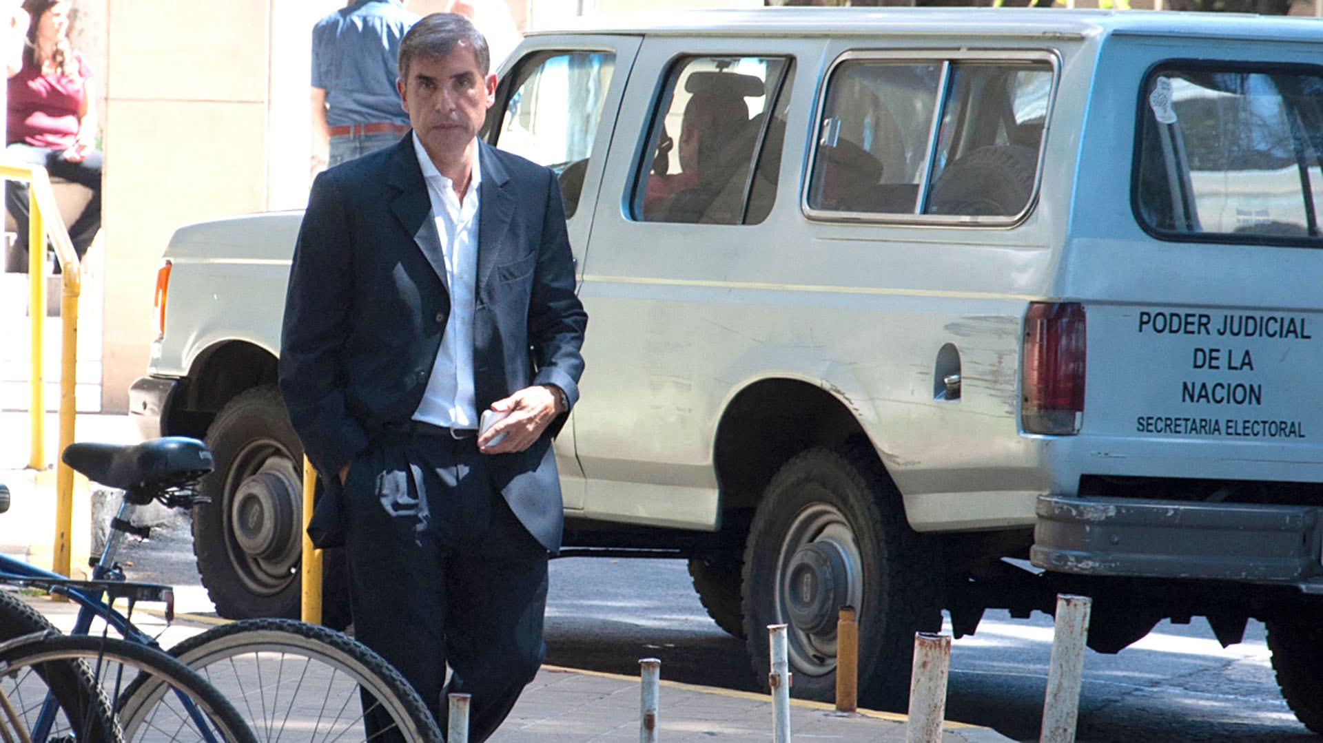 El fiscal federal Gerardo Pollicita en los tribunales de Comodoro Py (Adrián Escandar)