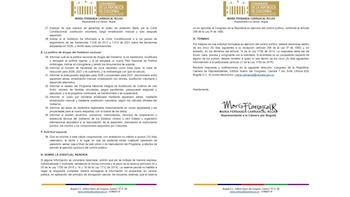 La representante del Pacto Histórico Mafe Carrascal alerta sobre riesgos sociales y ambientales de la fumigación - crédito @MafeCarrascal/X