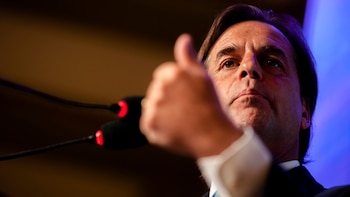 Luis Lacalle Pou, candidato del Partido Nacional (Adrián Escandar)