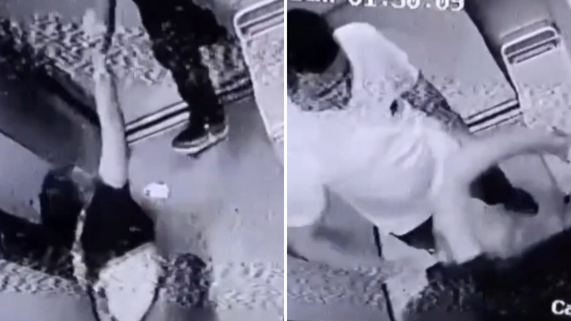 Mujer fue brutalmente golpeada en un ascensor en la ciudad de Montería - crédito @ColombiaOscura/X