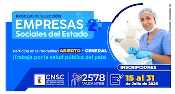 La convocatoria de la Cnsc ofrece plazas en 98 hospitales y centros médicos de distintas regiones del país - crédito Cnsc