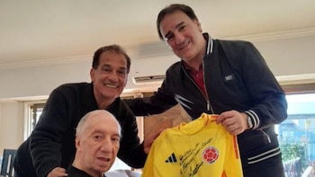 El técnico de Colombia visitó
