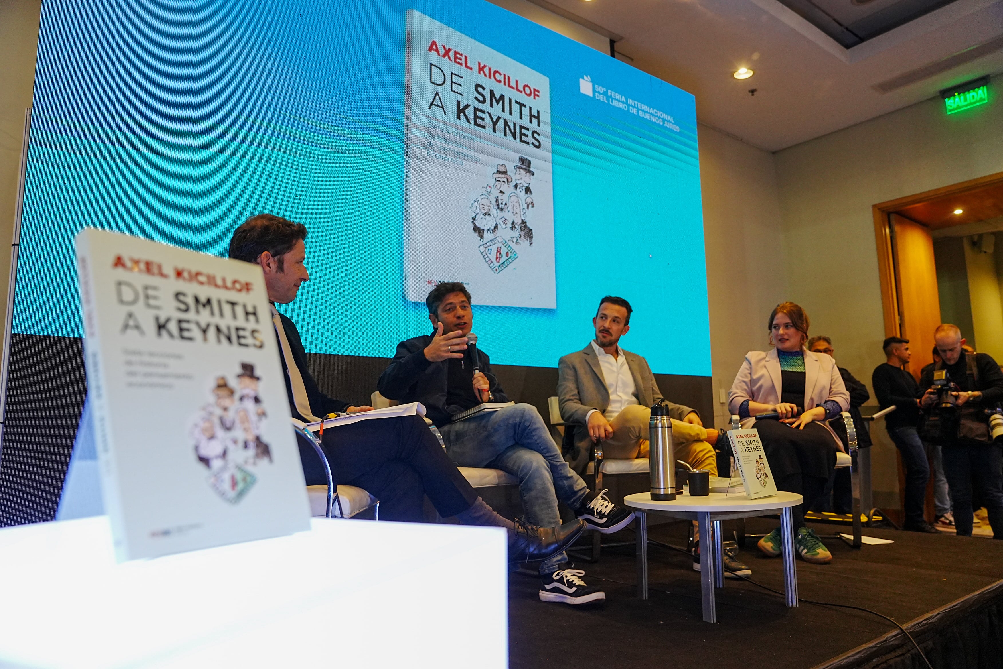 Kicillof en el Salón Silvina Ocampo (RS Fotos)