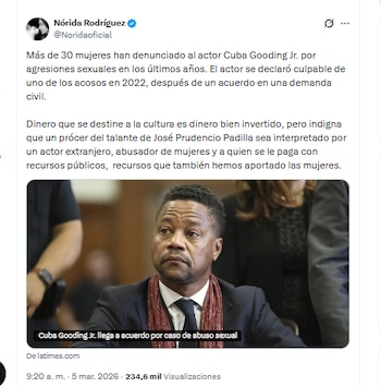 Nórida Rodríguez, exgerente de Rtvc,