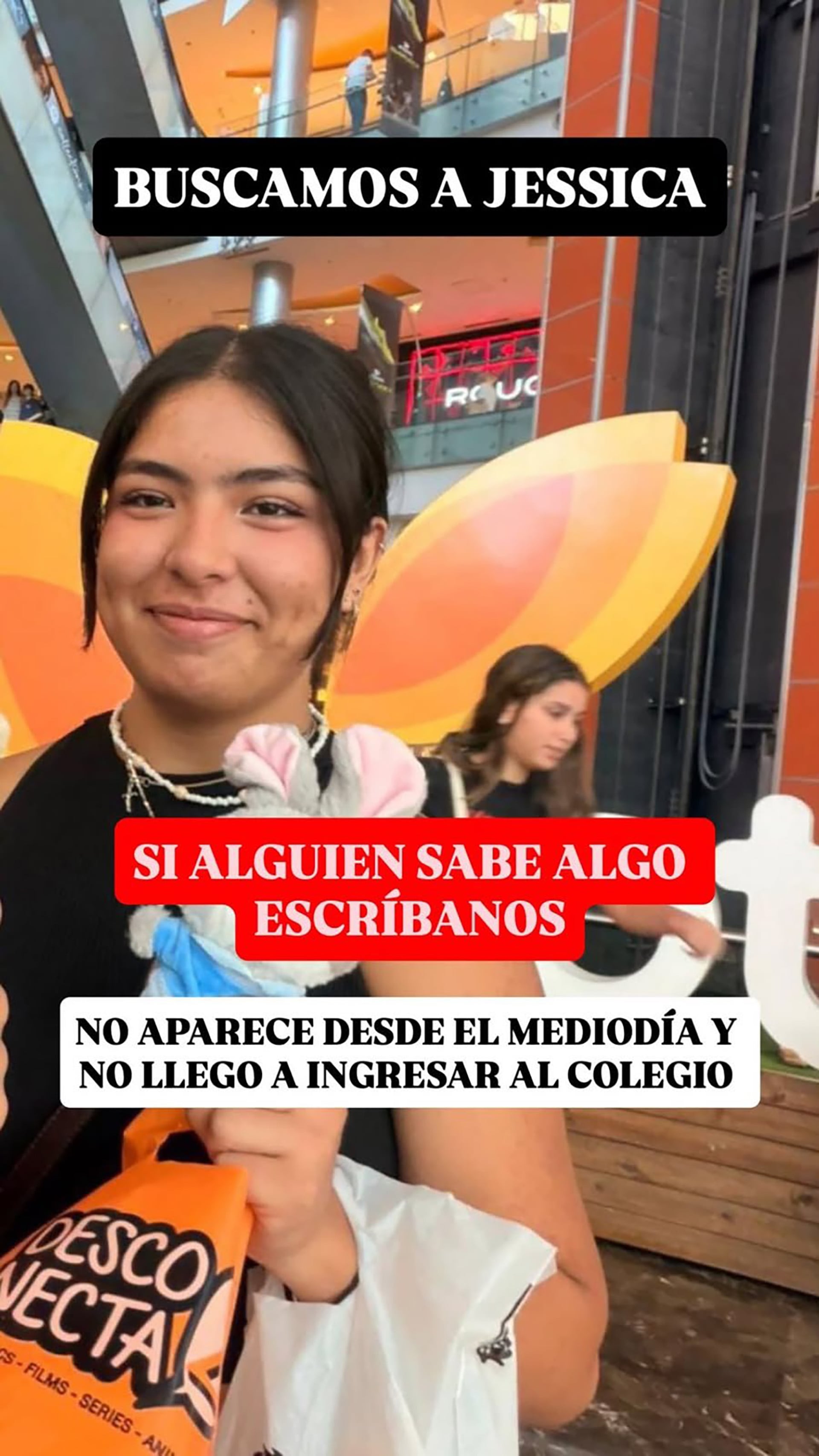La familia pidió difusión para encontrar a la joven