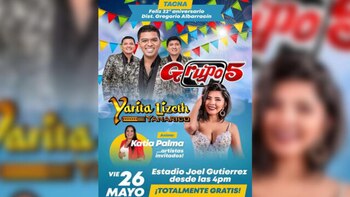 El concierto fue organizado por