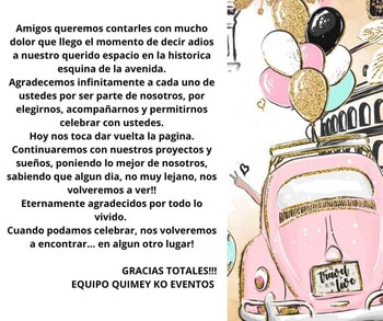 El mensaje de despedida a