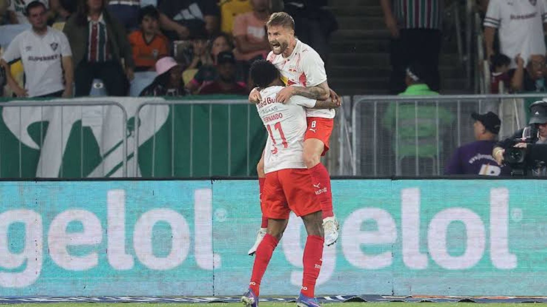 Bragantino sostiene un ritmo impresionante en el Brasileirao. - Crédito: AFP