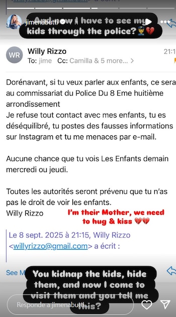 La respuesta de su expareja al intentar contactarse con sus hijos