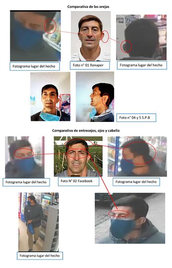 Así identificaron a Palacios tras