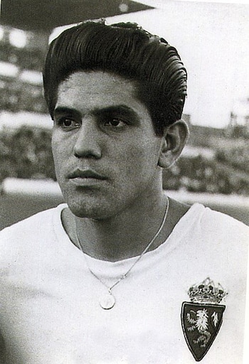 El delantero fue parte de Real Zaragoza y en ese club consiguió ser el máximo goleador de la competición. (Pinterest)