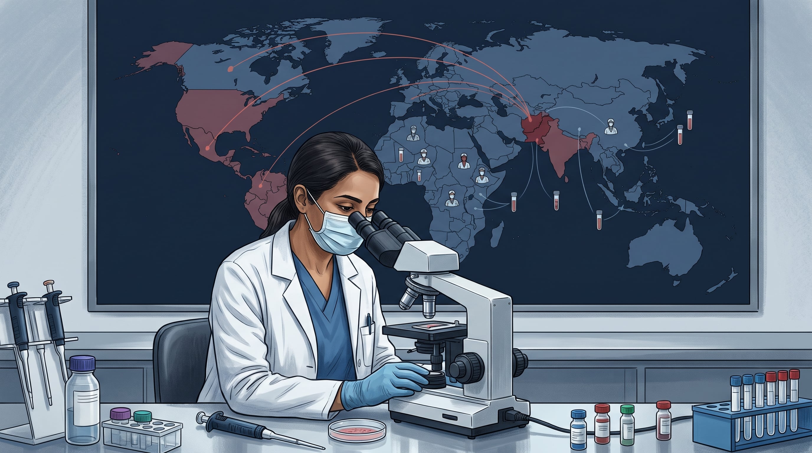 La circulación del poliovirus salvaje en Afganistán y Pakistán mantiene el riesgo de importación hacia países con bajas coberturas de vacunación. (Imagen Ilustrativa Infobae)