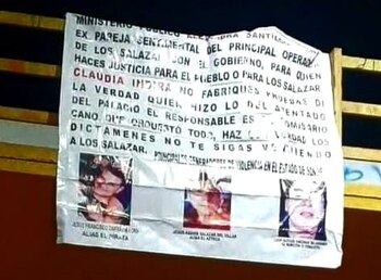 Las narcomantas también señalaron a