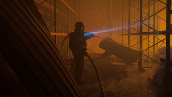 En Volhynia, 30 rescatistas y