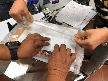 Imágenes del allanamiento de La