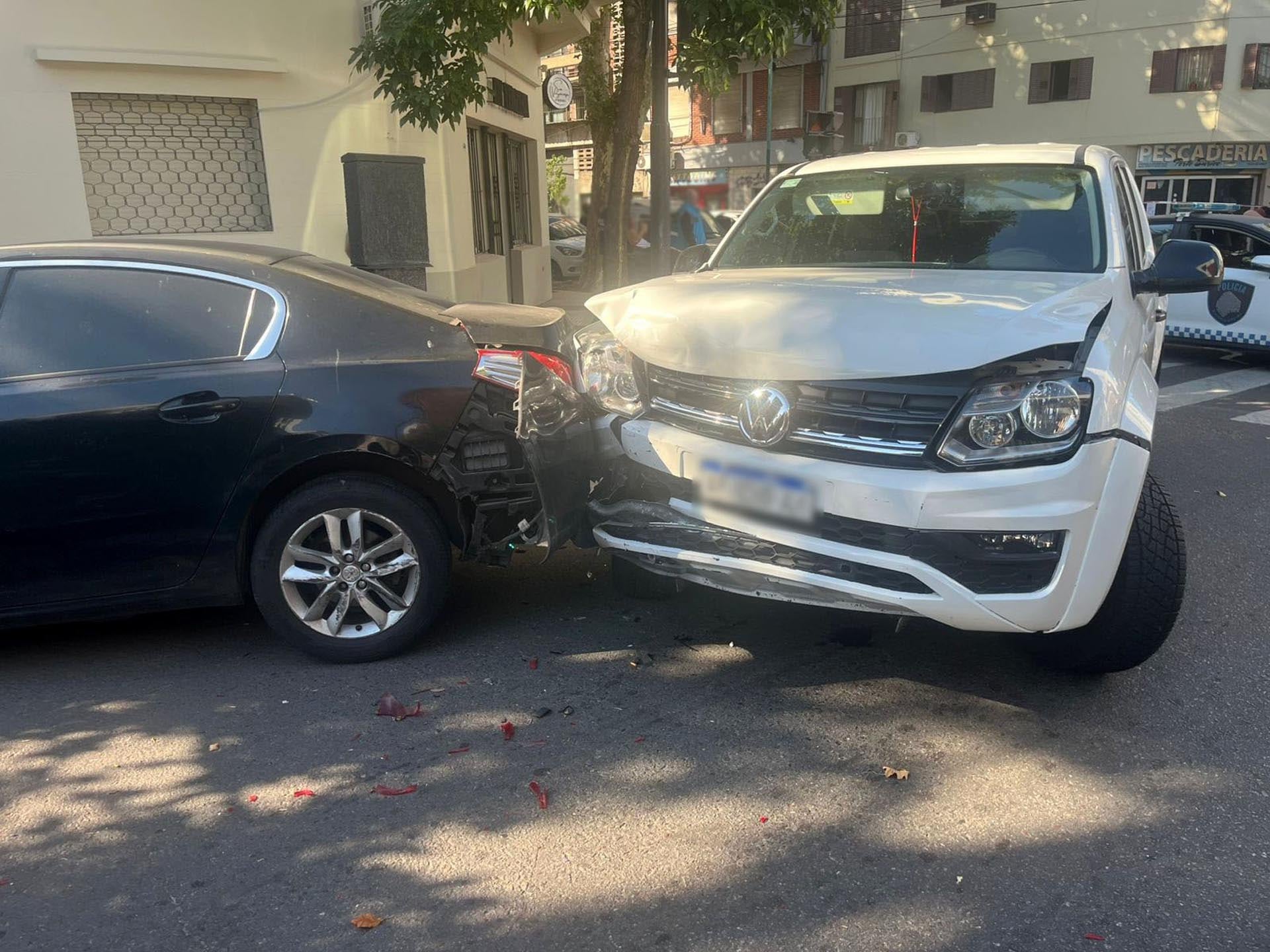 La 4x4 en la que se movilizaban los asaltantes