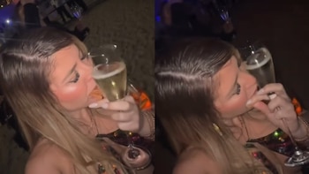 Flavia Laos muerde canela en