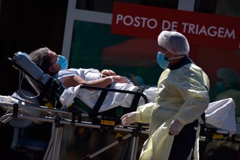 Los casos de coronavirus están en aumento en Brasilia (EFE/Andre Borges/Archivo)