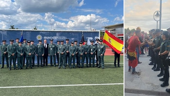 El contingente de guardias civiles