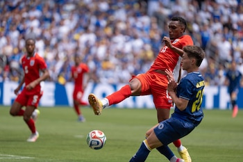 Jivany Ramos voltou a ser a estrela ao fazer o 1-1 com 45+3 pontos após aproveitar uma bola quebrada na área. (X/ @fepafut)