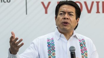 Mario Delgado, líder de Morena,