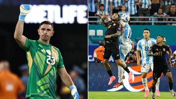 El 'Dibu' Martínez destacó el