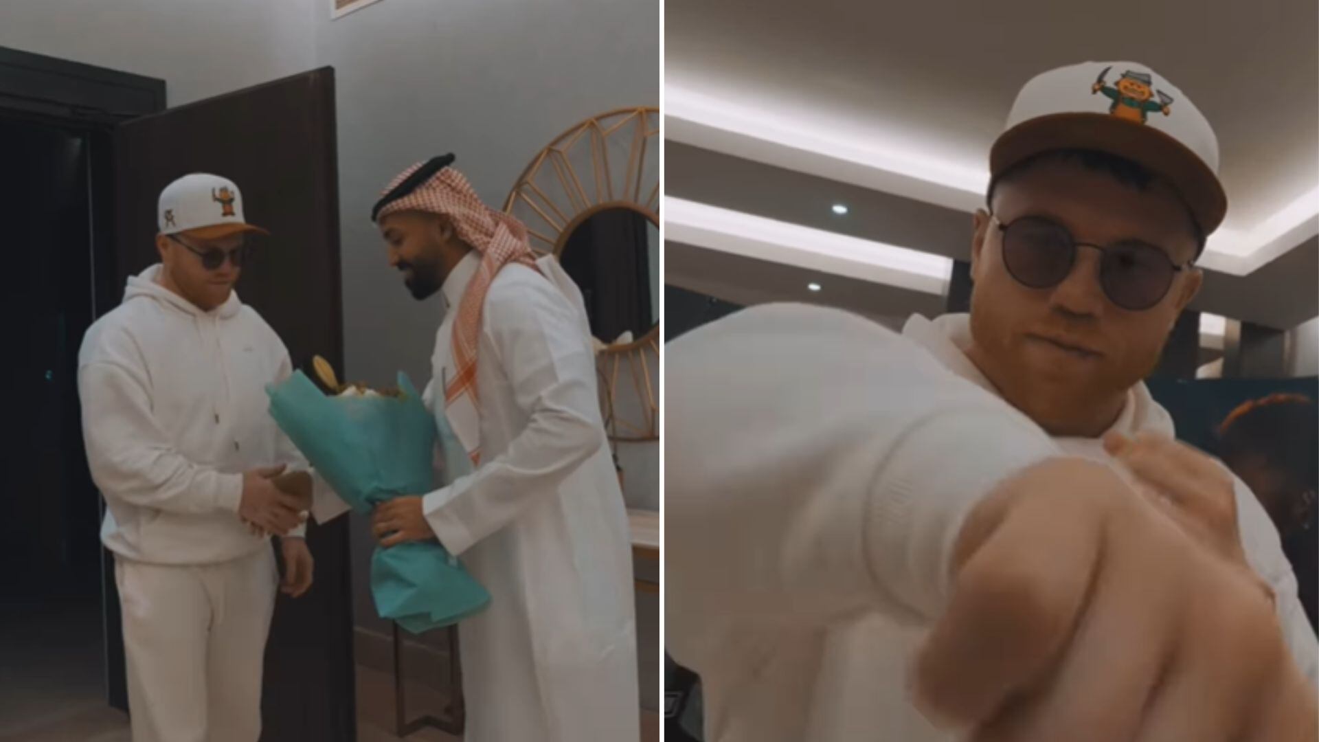 Canelo Álvarez ya está en Arabia Saudita para pelear contra William Scull (IG/ @turkialalshik)