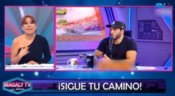 Magaly Medina zomba de Mario Irivarren após ele dizer que não irá para sua casa: