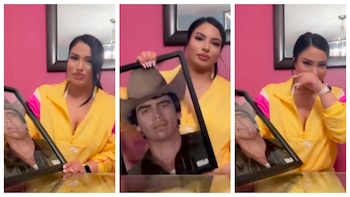 Cynthia Sánchez no pudo evitar