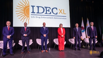La IDEC reúne a entre 400 y 600 altos funcionarios de seguridad y delegados de más de 100 países. (Crédito: DEA)