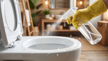 Por qué deberías rociar vinagre en el baño antes de dormir
