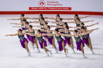 La prueba sincronizada de patinaje por equipo se añadirá al programa olímpica en 2030. ( Sergei Belski-USA TODAY Sports)