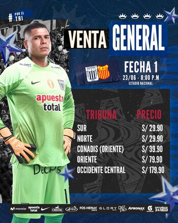 Precio de entradas para el