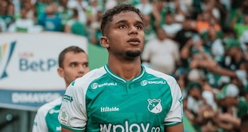 Ronaldo Pájaro sufrió una fractura en su hombro, por lo que estará de baja para los partidos de su equipo - crédito Deportivo Cali