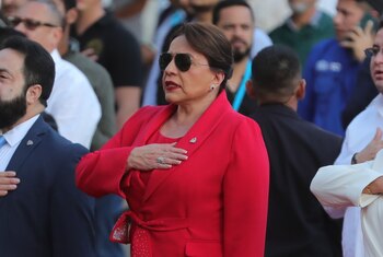 La presidenta de Honduras, Xiomara