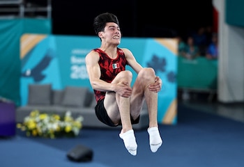 México brilla con el otro y la plata en gimnasia trampolín. (REUTERS/Luisa Gonzalez)